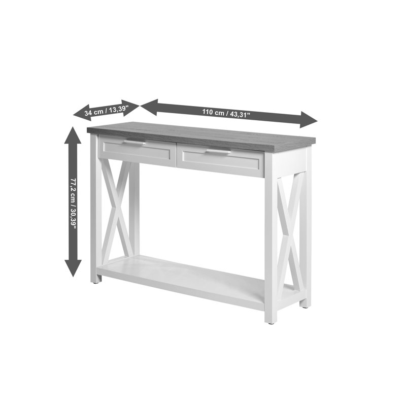 43.31'' Console Table, Montana Oak