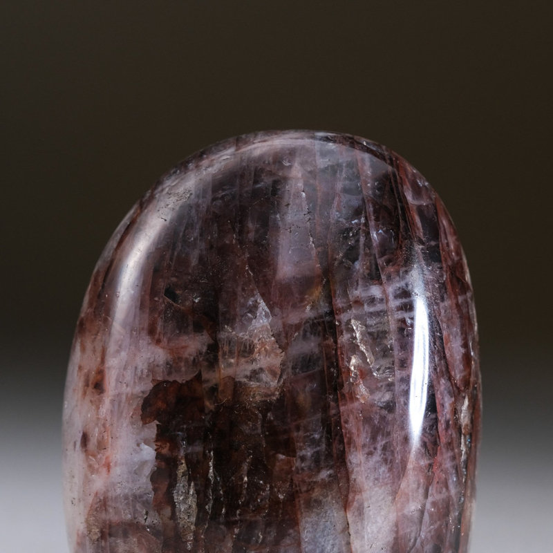 Polished Strawberry Quartz Freeform from Madagascar