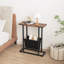 Petite table de bout étroite avec sac de rangement, table d'appoint polyvalente pour le salon, la chambre à coucher et le bureau personnel-106767073