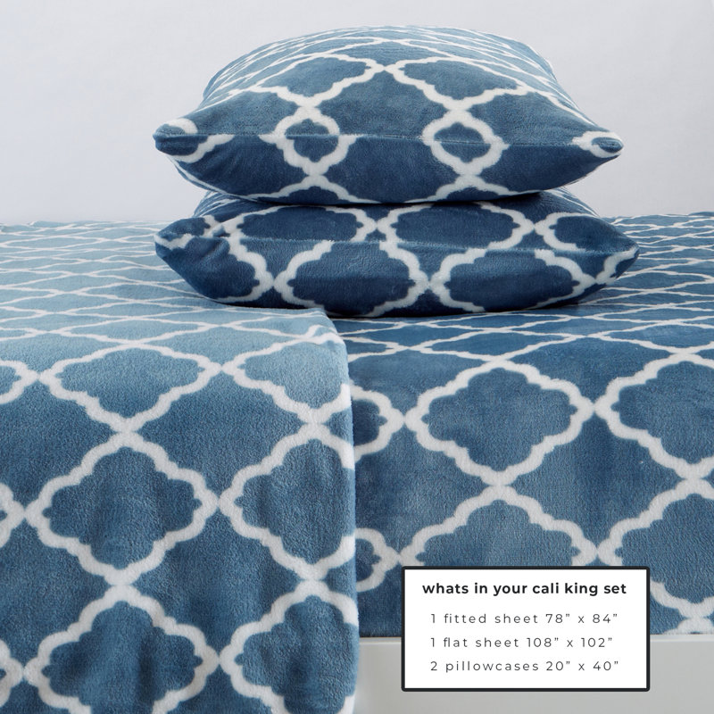 Ultra Soft Micro Plush Velvet Printed Sheet Sets
