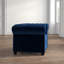 Fauteuil en velours capitonné de 121,92 cm de largeur Odum-22373088