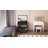 Zorvani Makeup Vanity Set with Stool LED Mirror Power Outlet Hair Dryer Holder 5 Drawers-1265209937