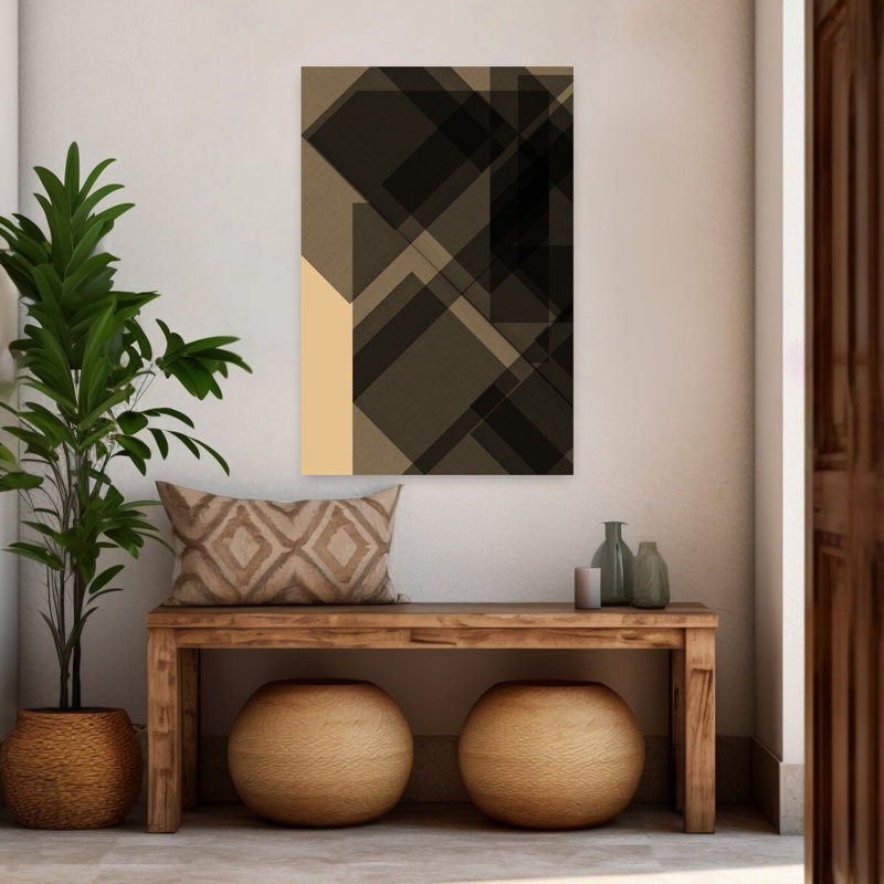 Art contemporain contemporain abstrait, H 48 po x l 32 po
