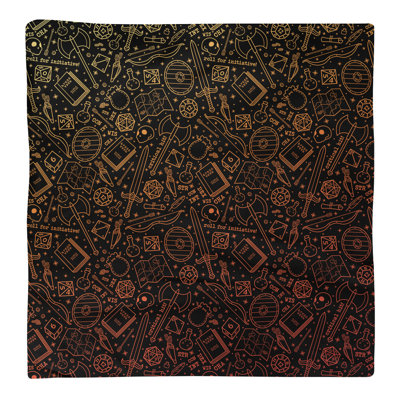 Serviette en coton à motif rpg lines
