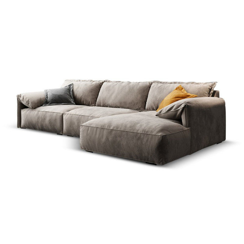 Canapé modulaire 2 pièces rembourré, 35.43" H x 125.98" W x 62.99" D, Orienté à droite