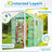 Machrus Ogrow Deluxe Walk-In Greenhouse with 2 Tiers and 8 Shelves - Green Cover-102671708