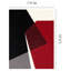 Tapis rouge / noir / blanc Fresno-102210992