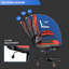 Fauteuil de jeu et de course pivotant réglable en cuir Inbox Zero Racing-1636668377