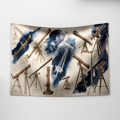 Space Telescope comparison charts Wall Tapestry
