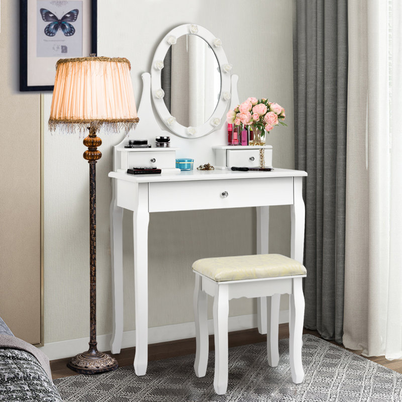 Brentford Dressing Table with Mirror