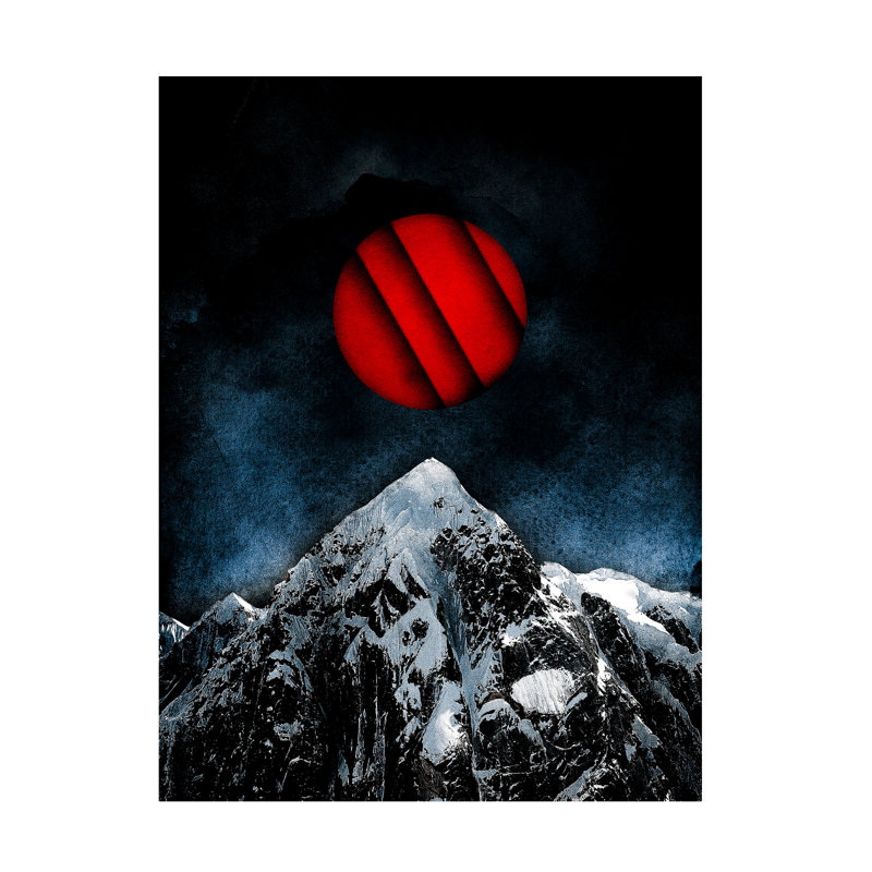 Art sur toile Barrett Biggers Red Peak, H 35 po x l 47 po