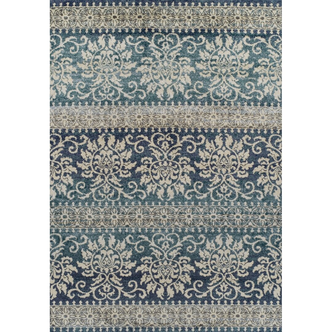 Teppich Solomon in Blau