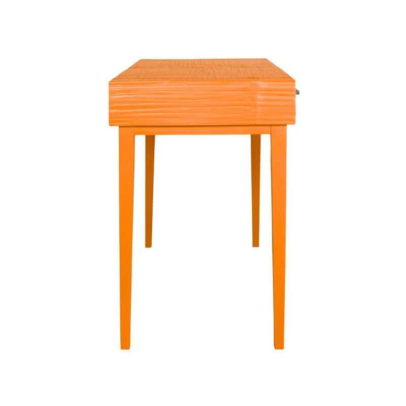 Andros Writing Desk, Citrus Orange