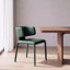 Chaise d'appoint rembourrée en cuir avec siège rembourré et siège en cuir Saddle-916828032