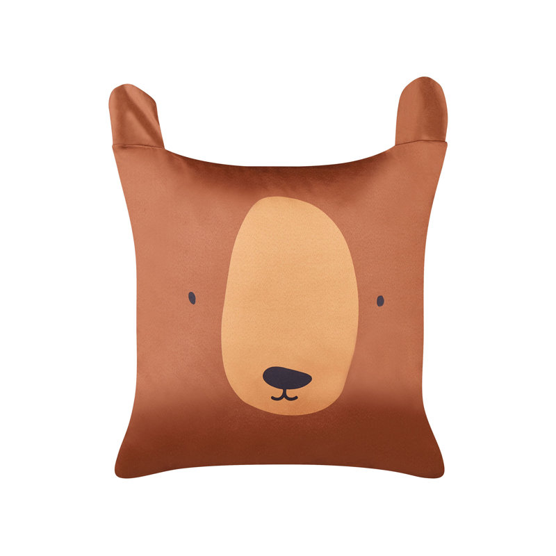 Gerda Brown Square Cushion