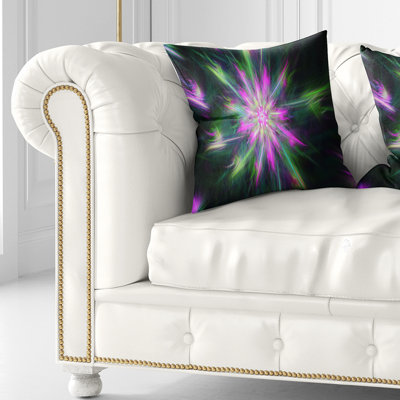 Coussin étoile abstraite
