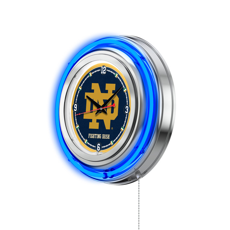 Horloge murale 15 po NCAA, Notre Dame