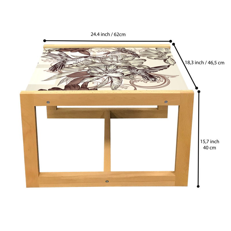 Jahlik Sled Coffee Table, 62cm H x 46cm W x 40cm D
