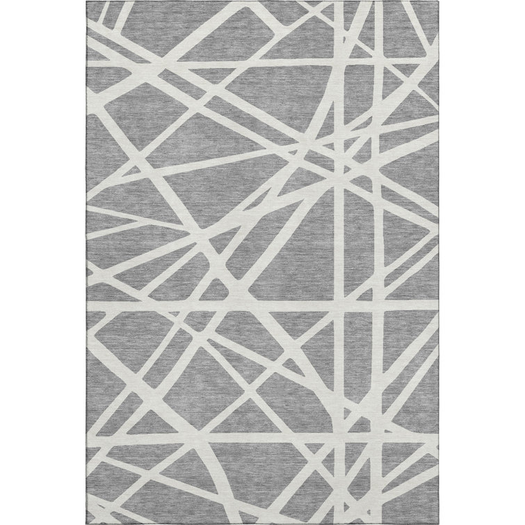 Premium Machine Washable Cossette AMF1040 Geometric Rug