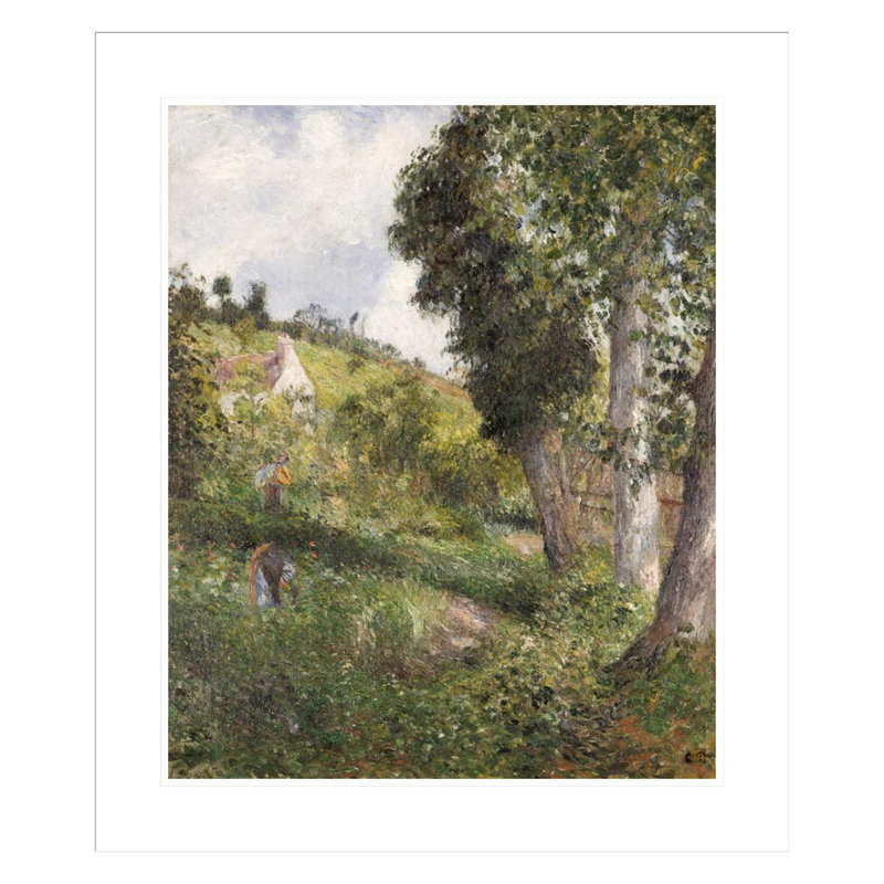 Paysage avec chou près de Pontoise par Camille Pissarro, H 27,41 po x l 23,5 po