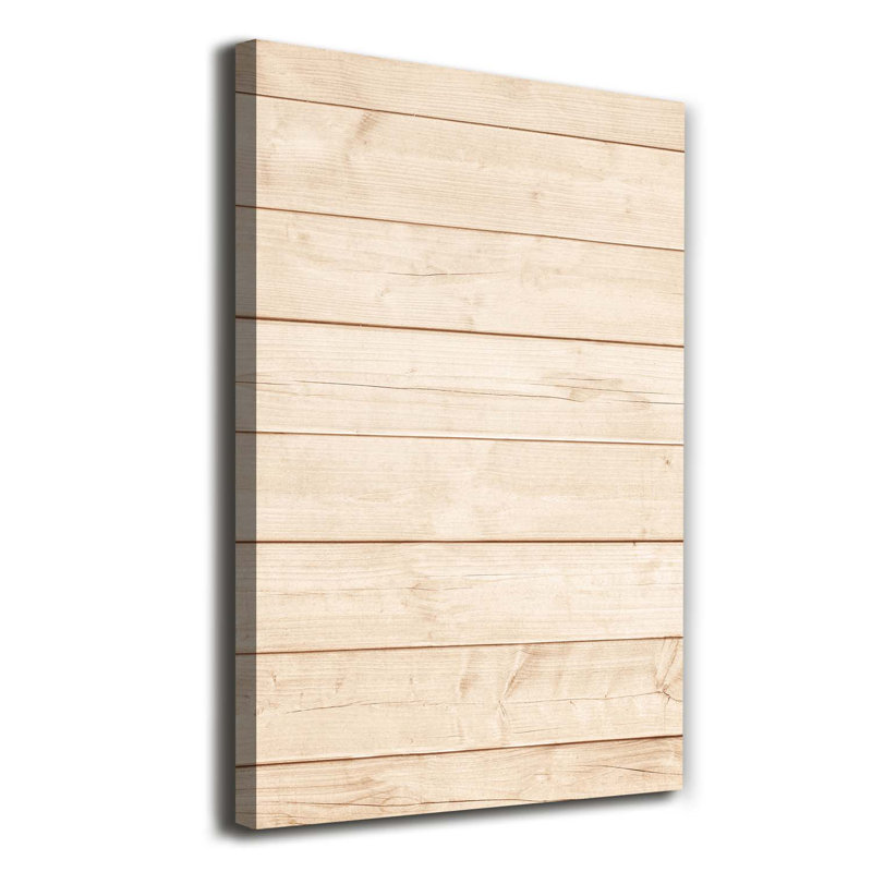 Wooden Background - Wrapped Canvas Print