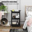 77cm H x 50cm W Bar Cart with Wheels