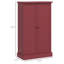 Armoire de rangement pour garde-manger de 41 po, armoire de cuisine autoportante avec 12 tablettes de porte, portes doubles, étagère à 5 niveaux et tablettes réglables