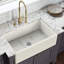 Fiamma 33" L x 20" W Farmhouse Kitchen Sink with Sink Grid and Drain Assembly-1936354855