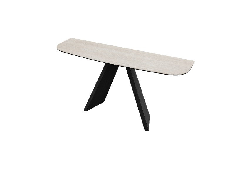 Icaro Consoles, White Travertino
