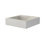 Lavabo de salle de bain mural 19 po, vasque à surface solide avec trou pour robinet