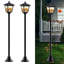 Ensemble de 2 mini-lampadaires solaires à énergie solaire d'Halloween de 40 po pour Halloween