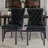 Tufted Velvet Wing Back Side Dining Chairs-747323165-747323153