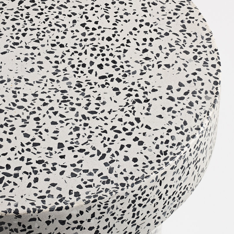 White Terrazzo Modern Coffee Table