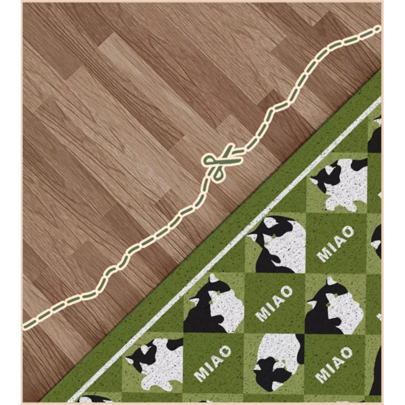 Tapis filtrant pour litière pour chat, H 0,11 po x l 31,49 po x P 19,68 po