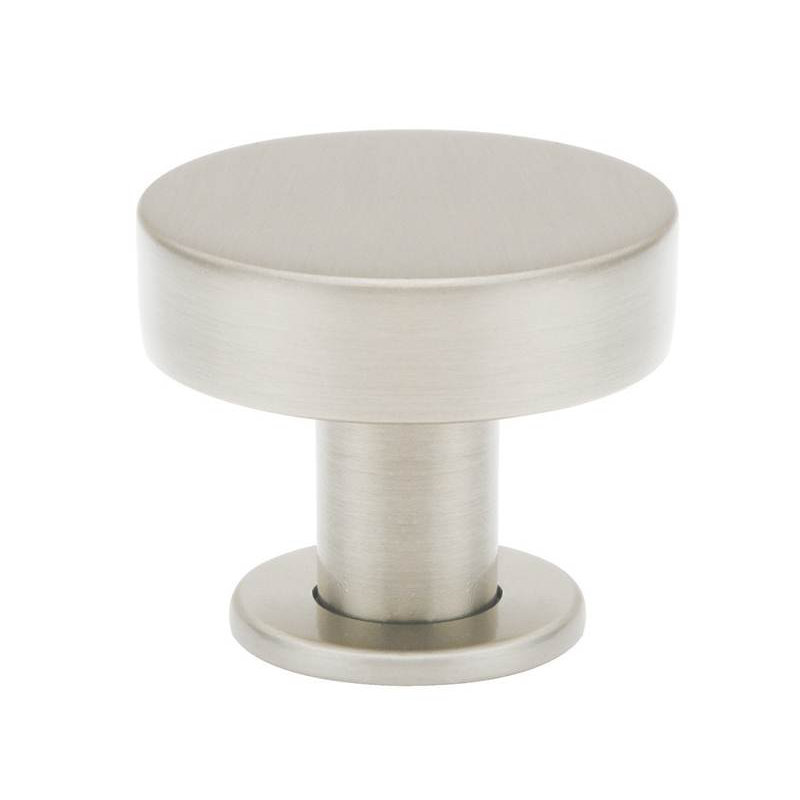 Cadet Mushroom Knob Knob, Satin Nickel, 1.75" H x 1.75" W x 1.37" D