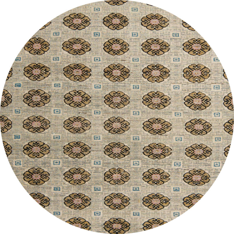 Tapis abstrait moderne 5410, Rond 7 pi