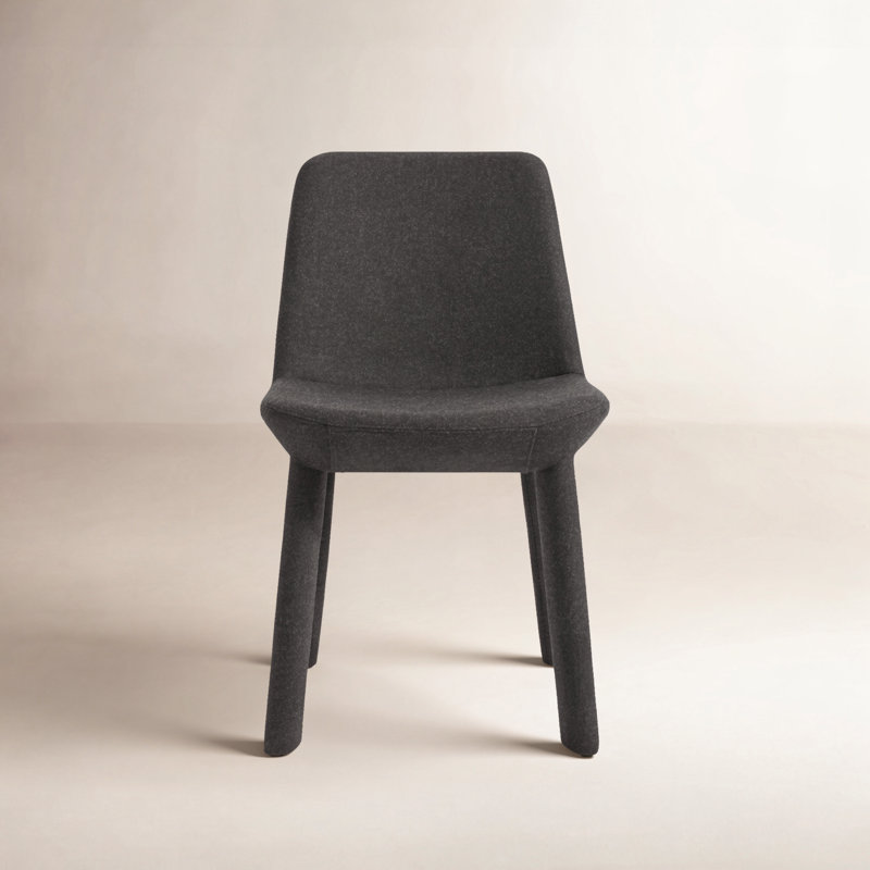 Neat Upholstered Dining Chair, Vesper Charcoal