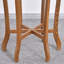 Rangement domestique hexagonal en bois massif