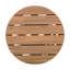 Table d'appoint d'extérieur en bois pour le patio, table basse ronde pour la cour arrière, pelouse et balcon-329573723-329573720