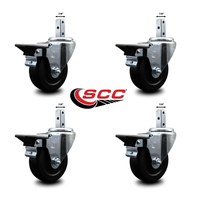 Hard Rubber Casters