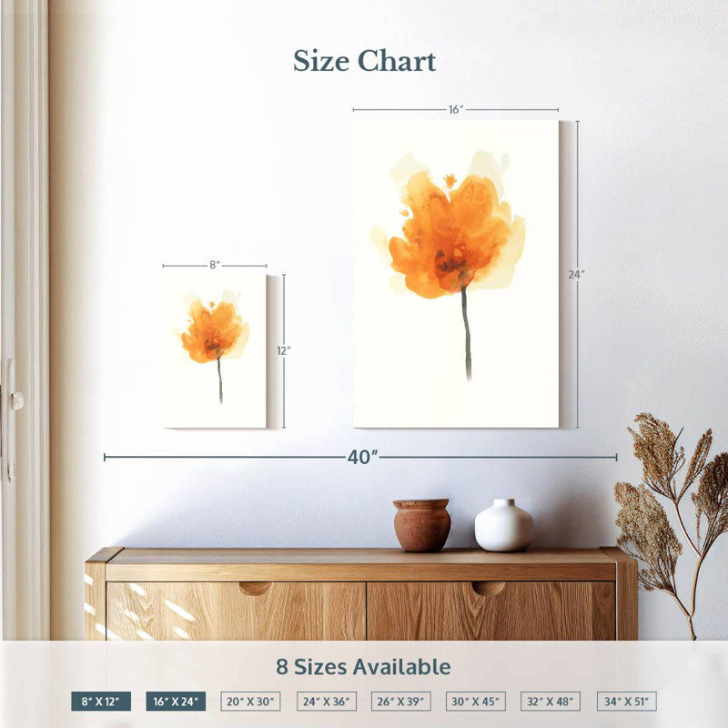 Fleurs expressives V, H 12 po x l 8 po
