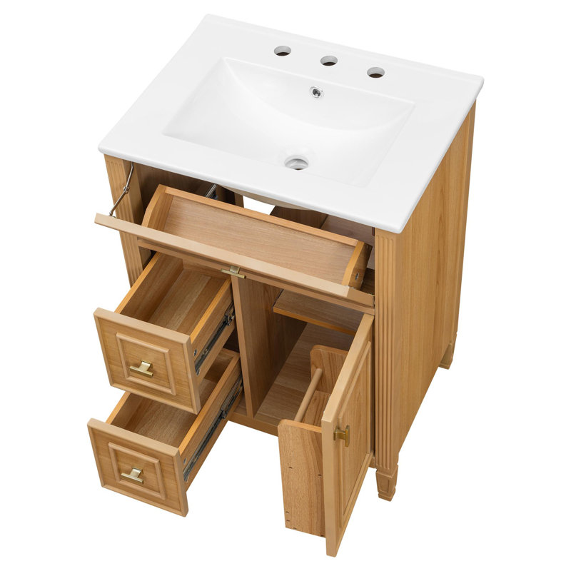 Elegant Bathroom Vanity, Wood