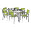 Table de salle à manger en aluminium-1058066885