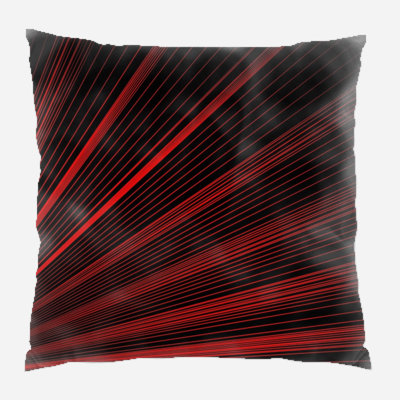 Coussin décoratif à lignes