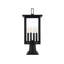 Marshall 9 Inch Outdoor Post Light in Black