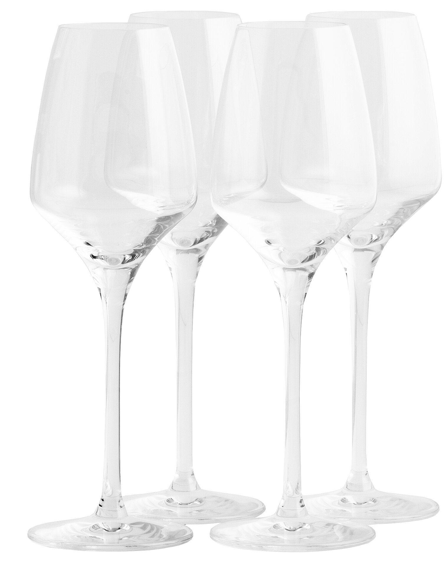 New Jersey Wines Set of 5 Elegant Stemmed 7 Oz Wine Glasses Clear Glass  Etched
