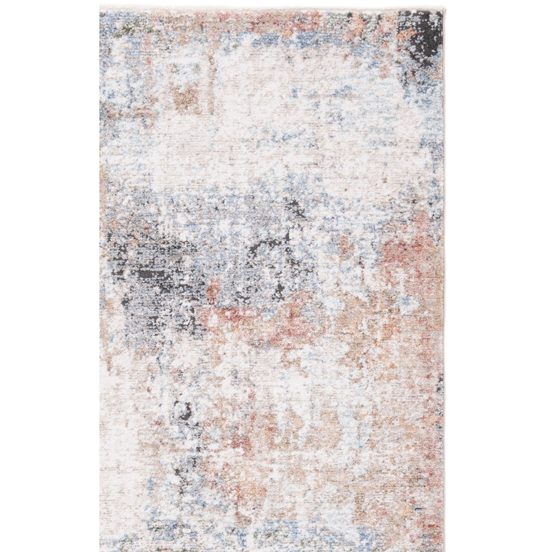 Tapis abstrait Idhika Performance, Tapis de couloir 2 pi 2 po x 9 pi