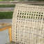 Fauteuils club Wellard pour l'extérieur en bois et osier PE-2041229065