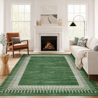 Area Rug Soft Washable Traditional Distressed Farmhouse Rugs for Bedroom Indoor Floor Accent Carpet for Home Office House Decor Vintage Living Room