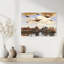 Ufos Over Historic City Classic Retro Surreal City Architecture Wall Art Print by Marja Van Den - Wrapped Canvas Print-135426691